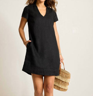 Tommy Bahama - Two Palms Short Sleeve Linen Collared Dress