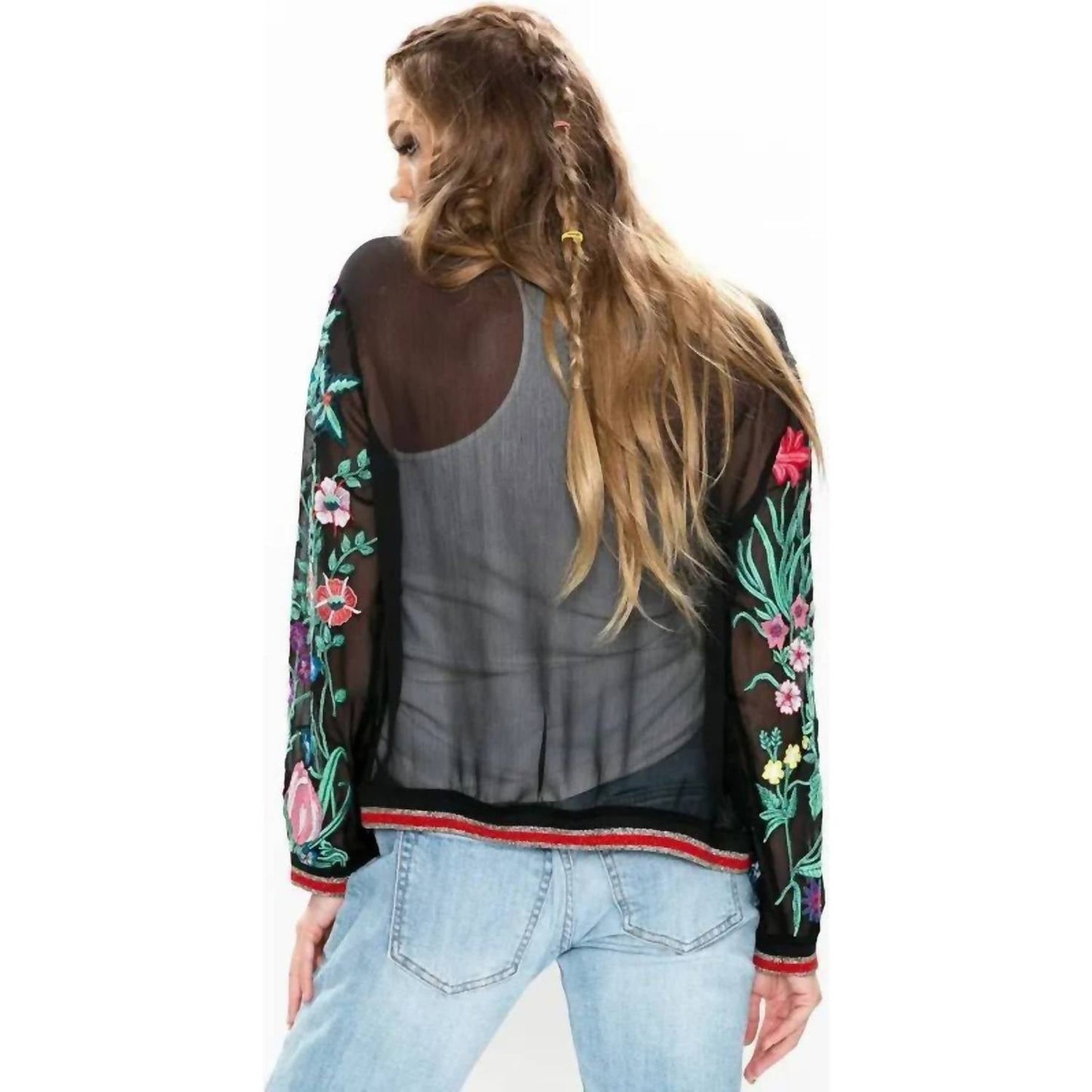 Aratta - Bellezza Embroidered Floral Jacket