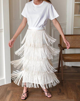 Emerson Fry - Fringe Midi Skirt