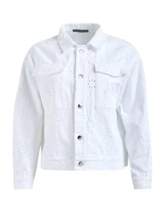 Elliott Lauren - Button Front Jacket With Eyelet
