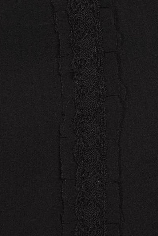 Adrianna Papell - Mock Neck Flutter Cap Sheath Chiffon Dress