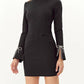 Adelyn Rae - Carmelia Rhinestone Cuff Mini Dress