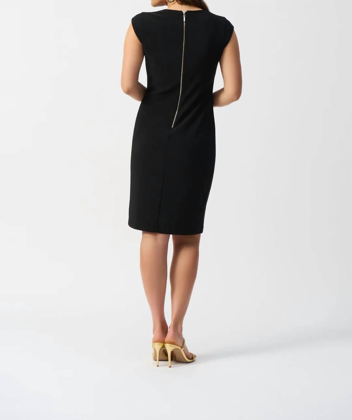 Joseph Ribkoff - Cutout Sleeveless Sheath Midi Dress