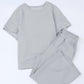 Aapparella - Textured T-shirt And Pant Set