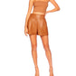 Susana Monaco - Faux Leather Pleated Short
