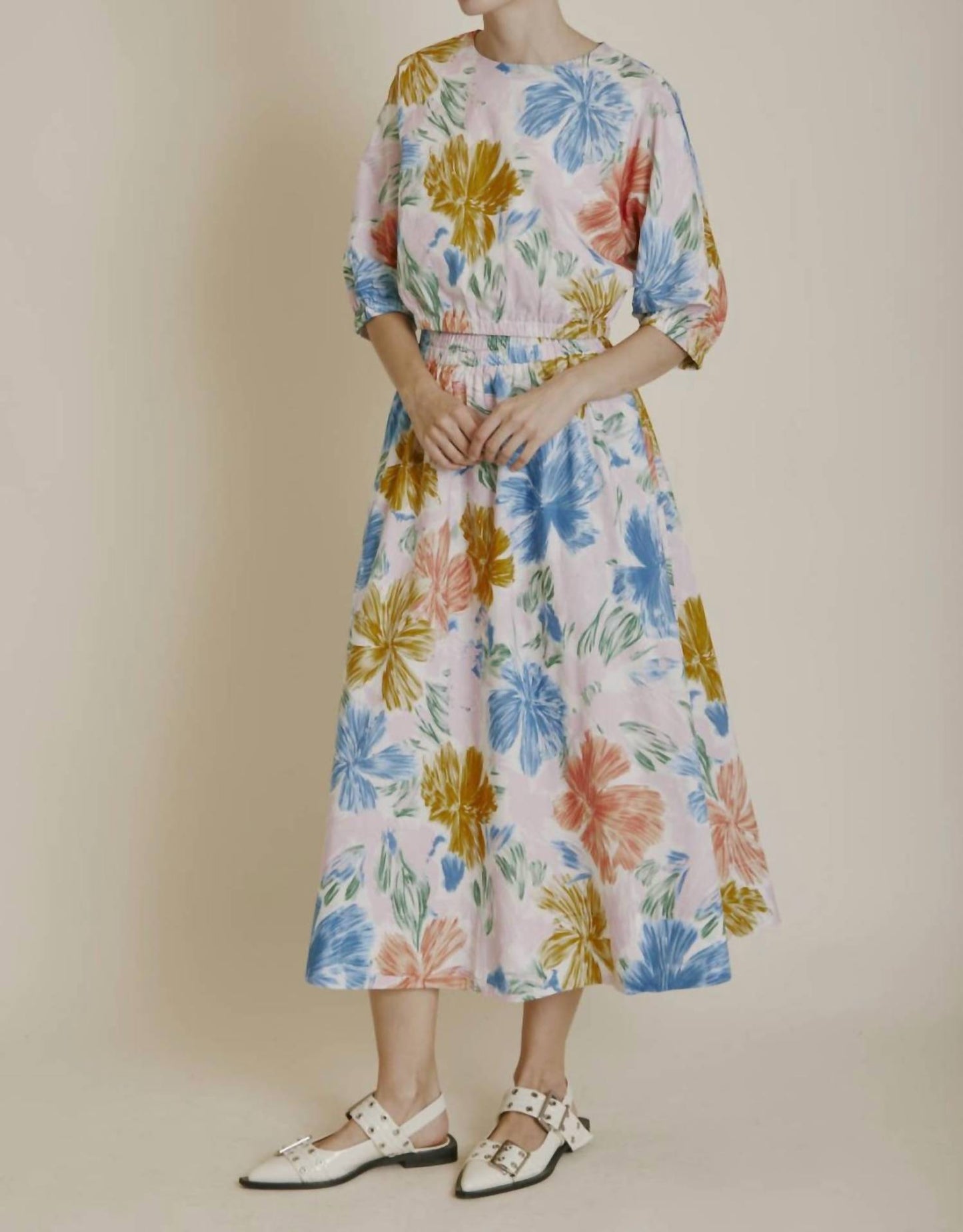 Aureum - Blossom Breeze Top & Skirt Set