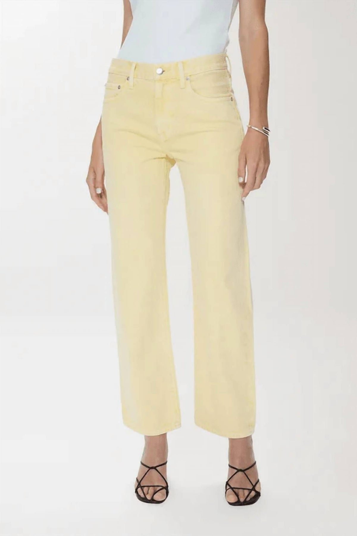 Pistola - Women's Lexi Mid Rise Bowed Straight Jean