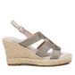 Xti - Women's Jute Wedge Sandals