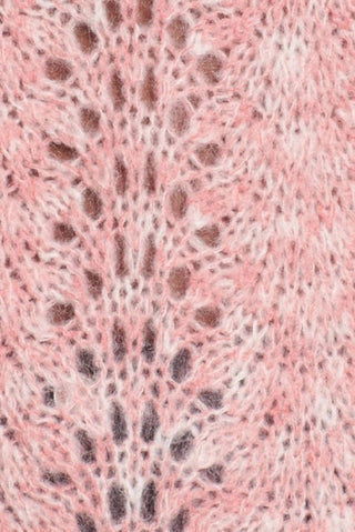 Topshop - Strawberry Open Knit Mohair Angora Sweater