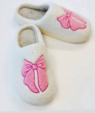 Gabby - Women's Cozy Bow Slippers