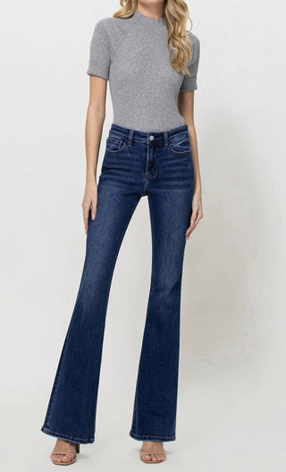 Flying Monkey - Lennox Mid Rise Flare Jeans
