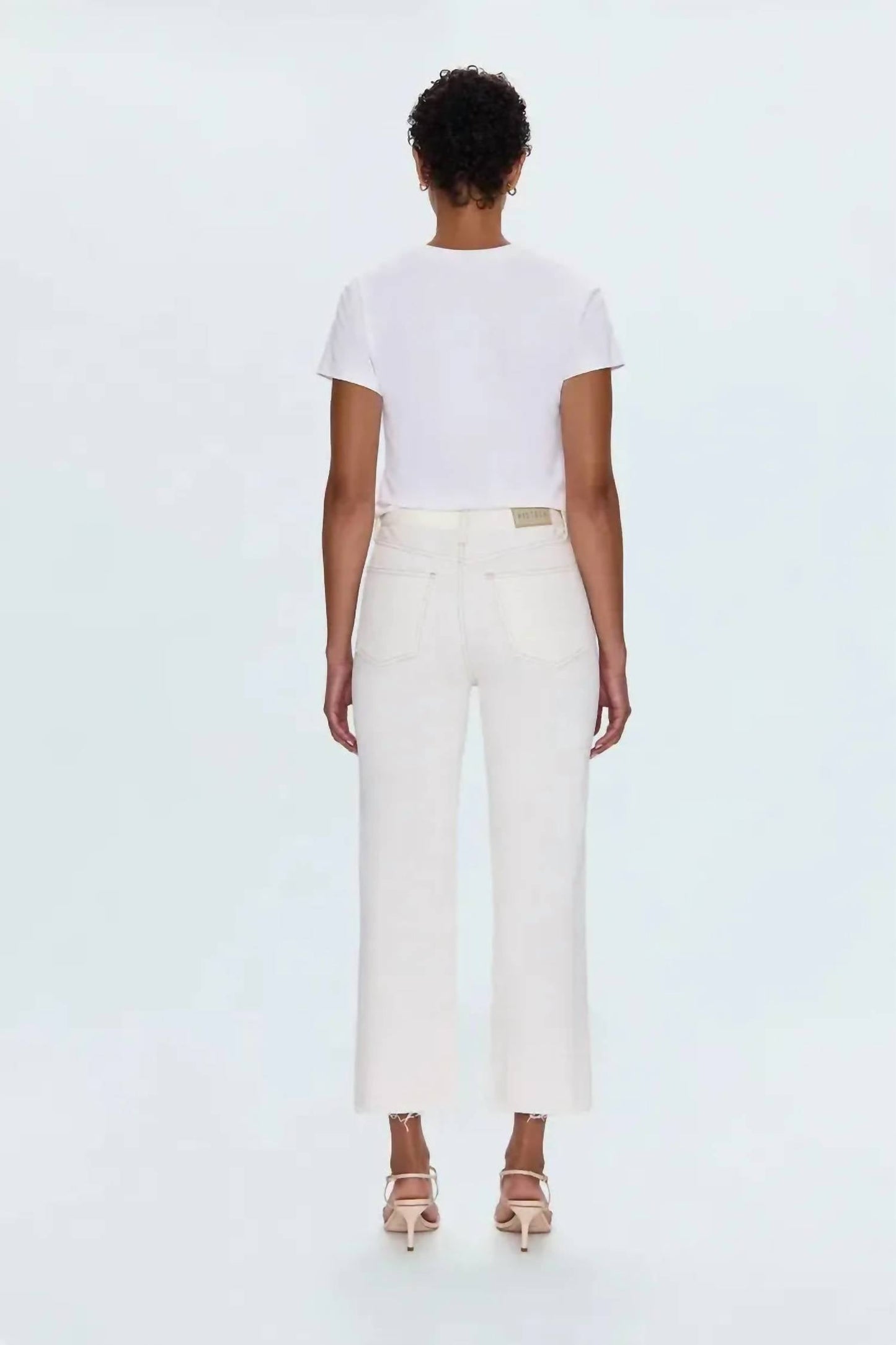 Pistola - Cassie Crop High Rise Straight Crop Jean