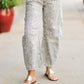 Free People - Good Luck Printed Mid Rise Barrel Jeans