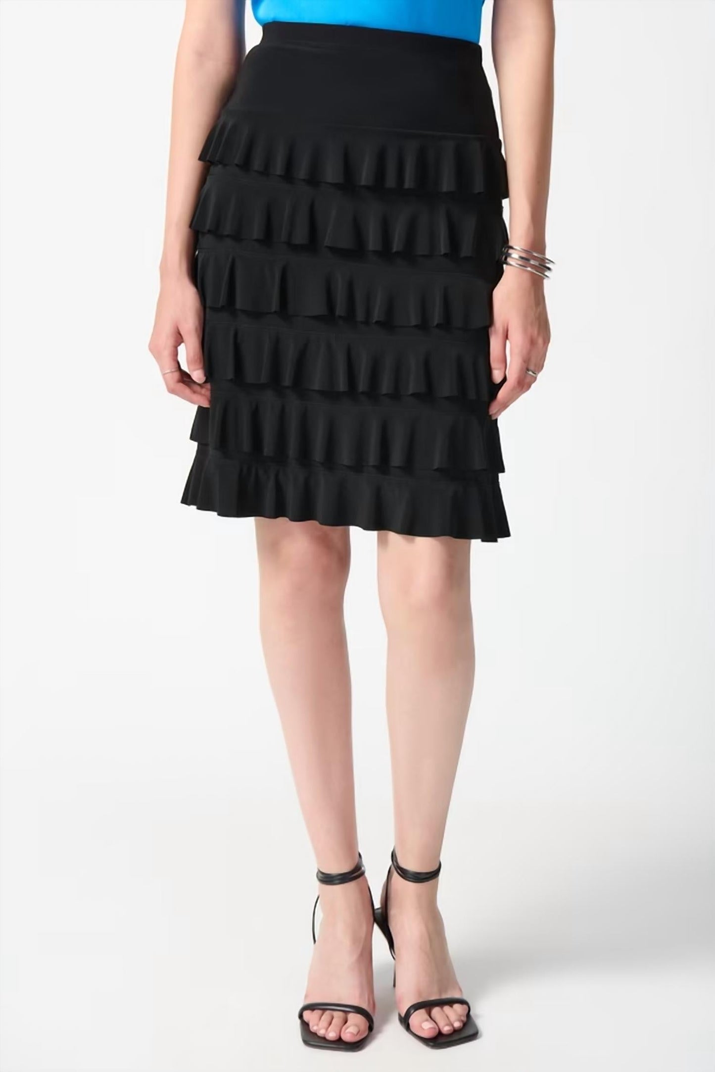 Joseph Ribkoff - Tiered Ruffle Skirt