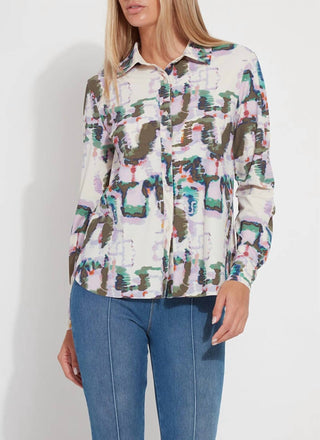 Lysse - Roll Tab Connie Print Shirt