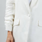 Cinq A Sept - Linen Suiting Kylie Blazer - Ivory