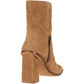 Vince Camuto - Women's Dantania Tan Suede Fashion Mid Calf Square Toe Block Heel Boots