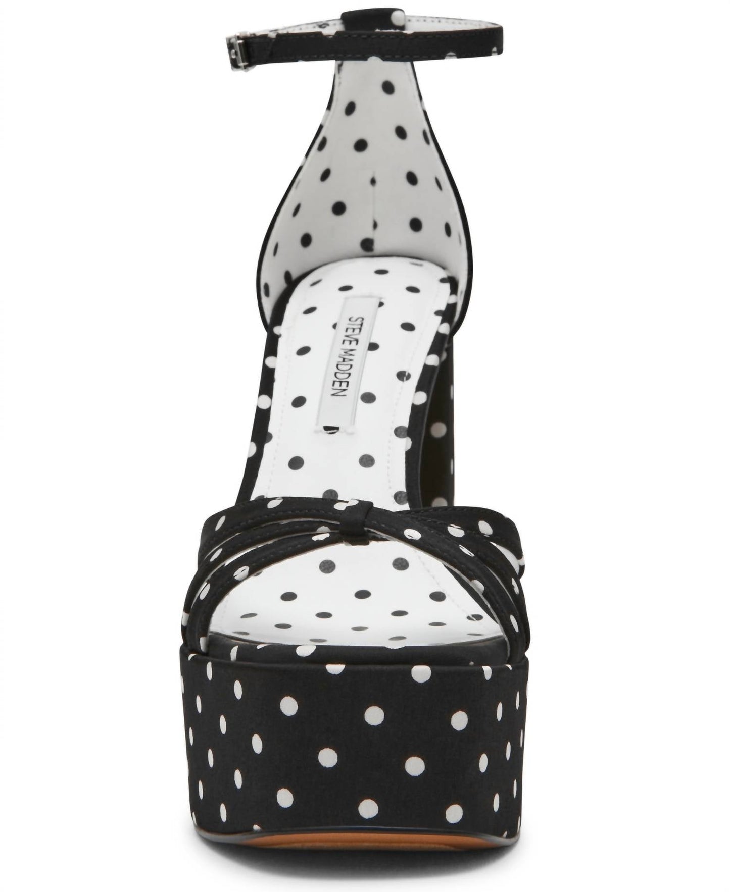 Steve Madden - Women's Retro Strappy Block Heel Platform Dress Sandals