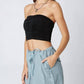 Cotton Candy - Slinky Ruched Tube Top