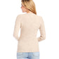 Karen Kane - Wide Ribbed Crewneck Sweater