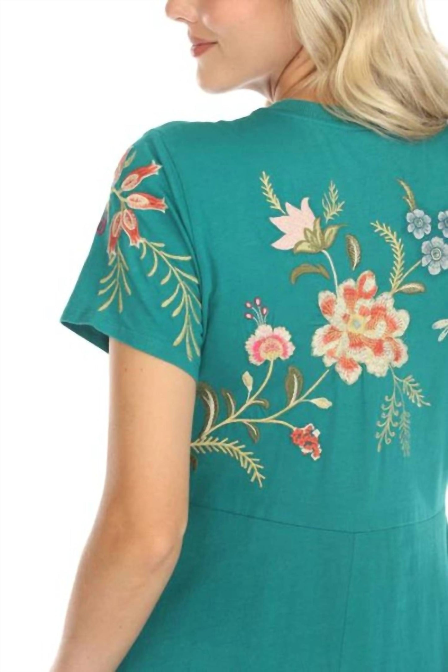 Johnny Was - CREW NECK SWING DRESS JULIANNA