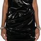 Alexander Mcqueen - Laminated Stretch Jersey Day Dress