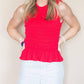 Anniewear - All American Flare Sleeveless Peplum Top
