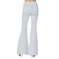 Judy Blue - High Waist Pin Striped Super Flare Jeans
