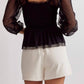 Entro - Kait Swiss Dot Top