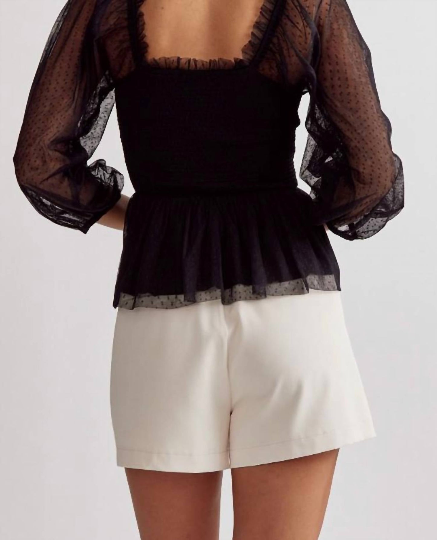 Entro - Kait Swiss Dot Top