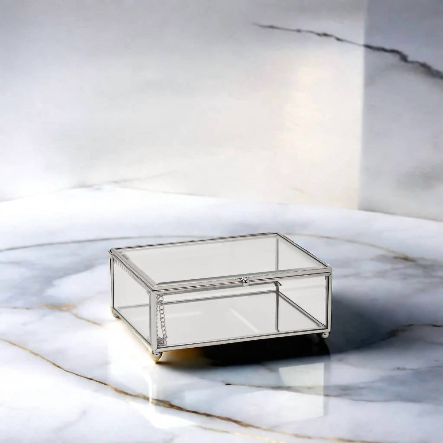Creative Gifts International - Claro Hinged Glass Box