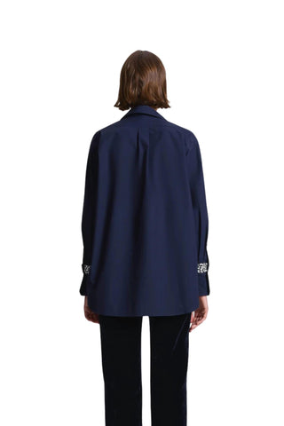 A.L.C. - Calvin Embellished Sleeve Shirt