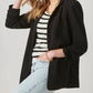 Charlie Paige - Ruched Sleeve Lightweight Jacket