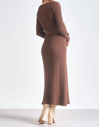 Elan - Long Sleeve Wrap Dress