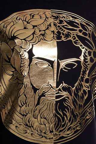 Versace - Couture Women Gold Logo T-Shirt Dress