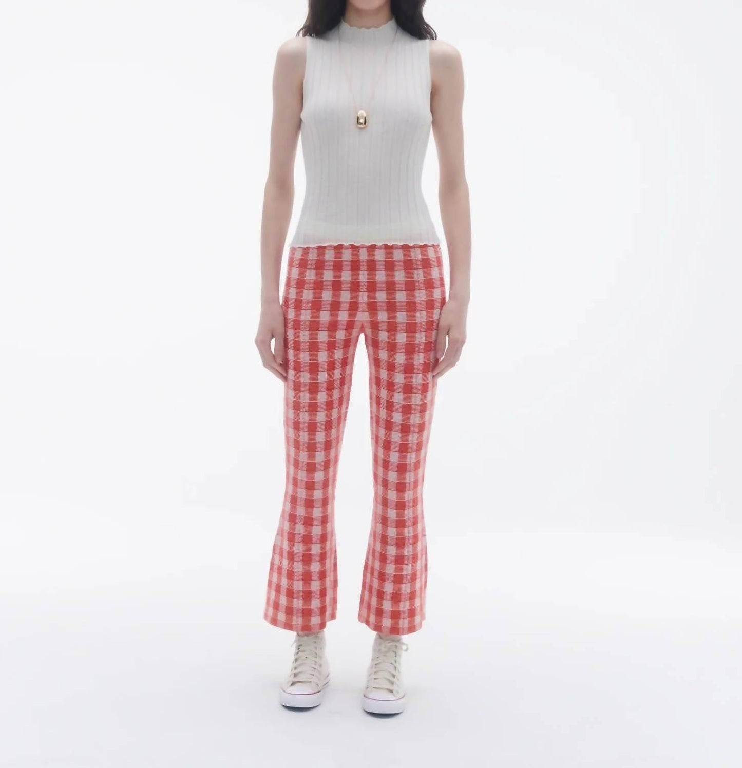 Guest In Residence - Rib Mockneck Shell Top