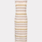 Esqualo - Ajour Stripe Knit Dress
