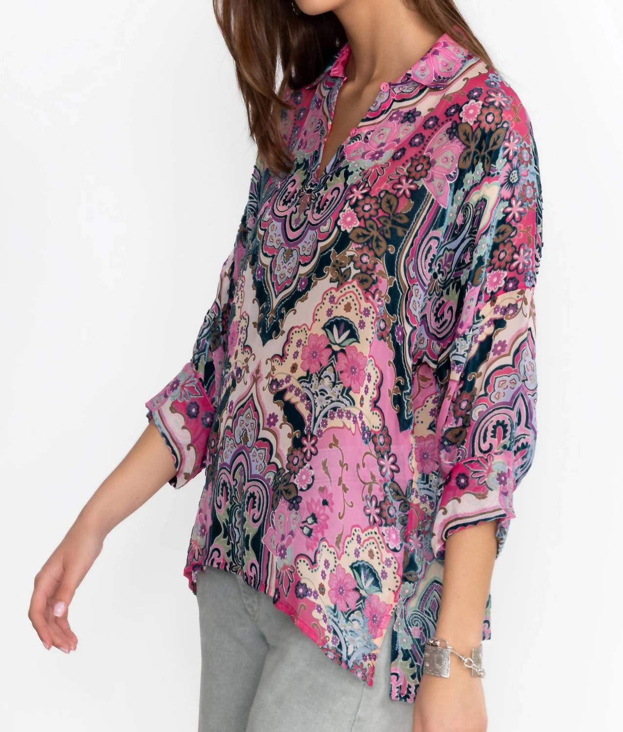 Johnny Was - Marlow Burnout Blouse