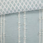 Full/Queen 3 Piece Cotton Jacquard Duvet Cover Set