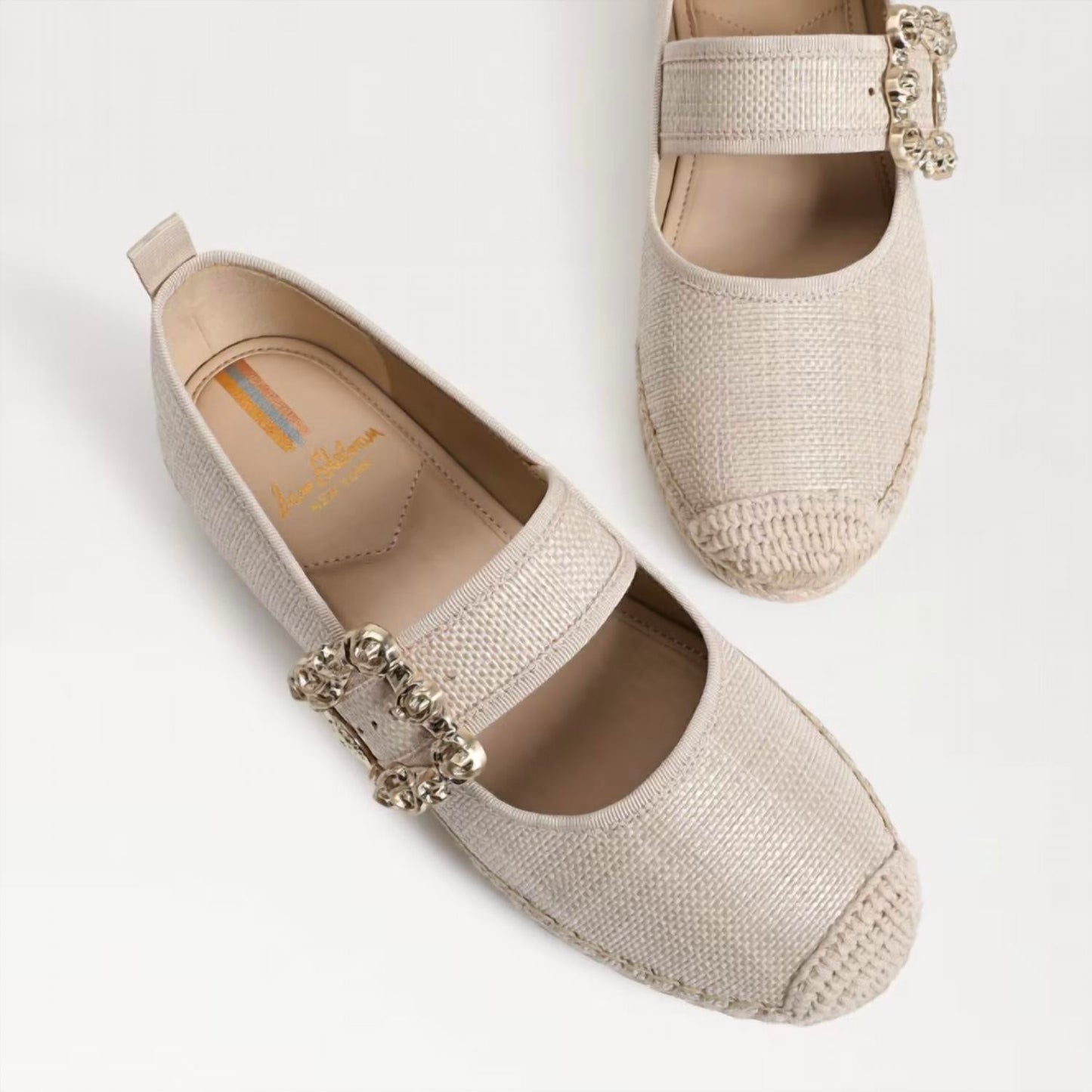 Sam Edelman - Women's Maddy Cap Toe Mary Jane Espadrille Ballet Flats