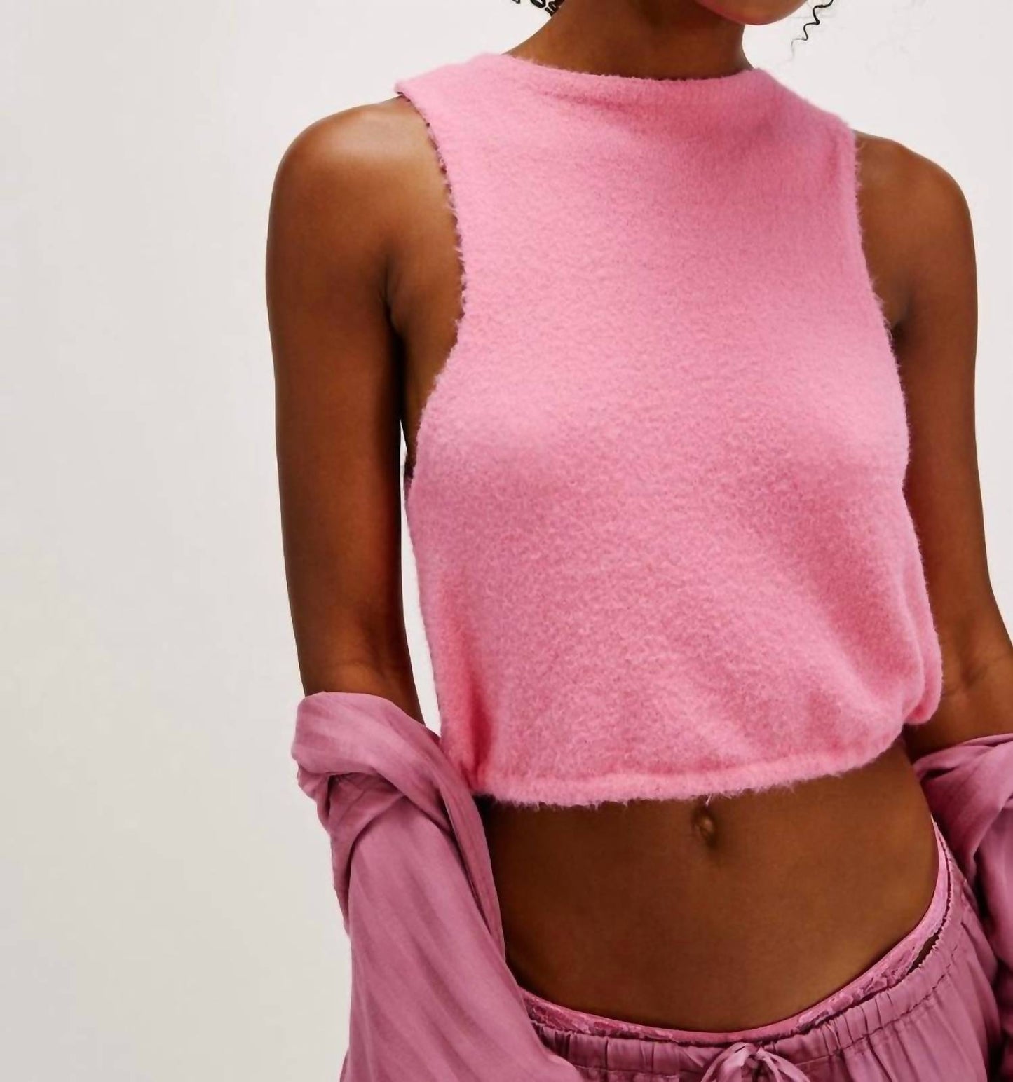 Free People - Warm Fluffy Crop Top