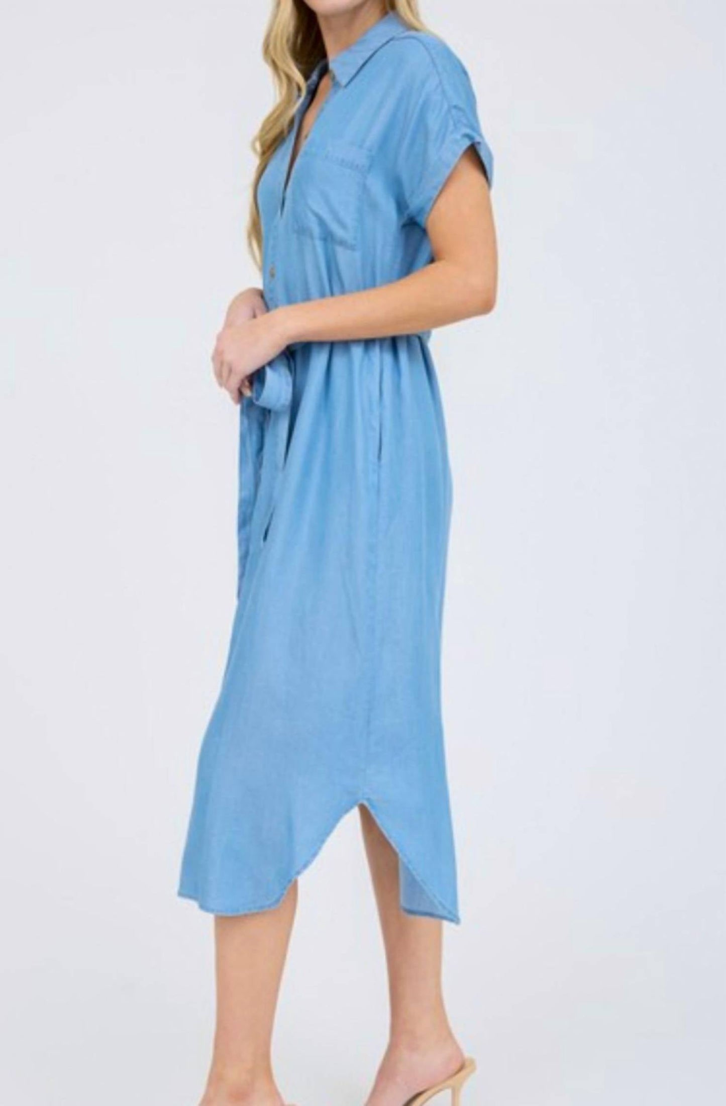 Blu Pepper - Deirdre Midi Shirt Dress