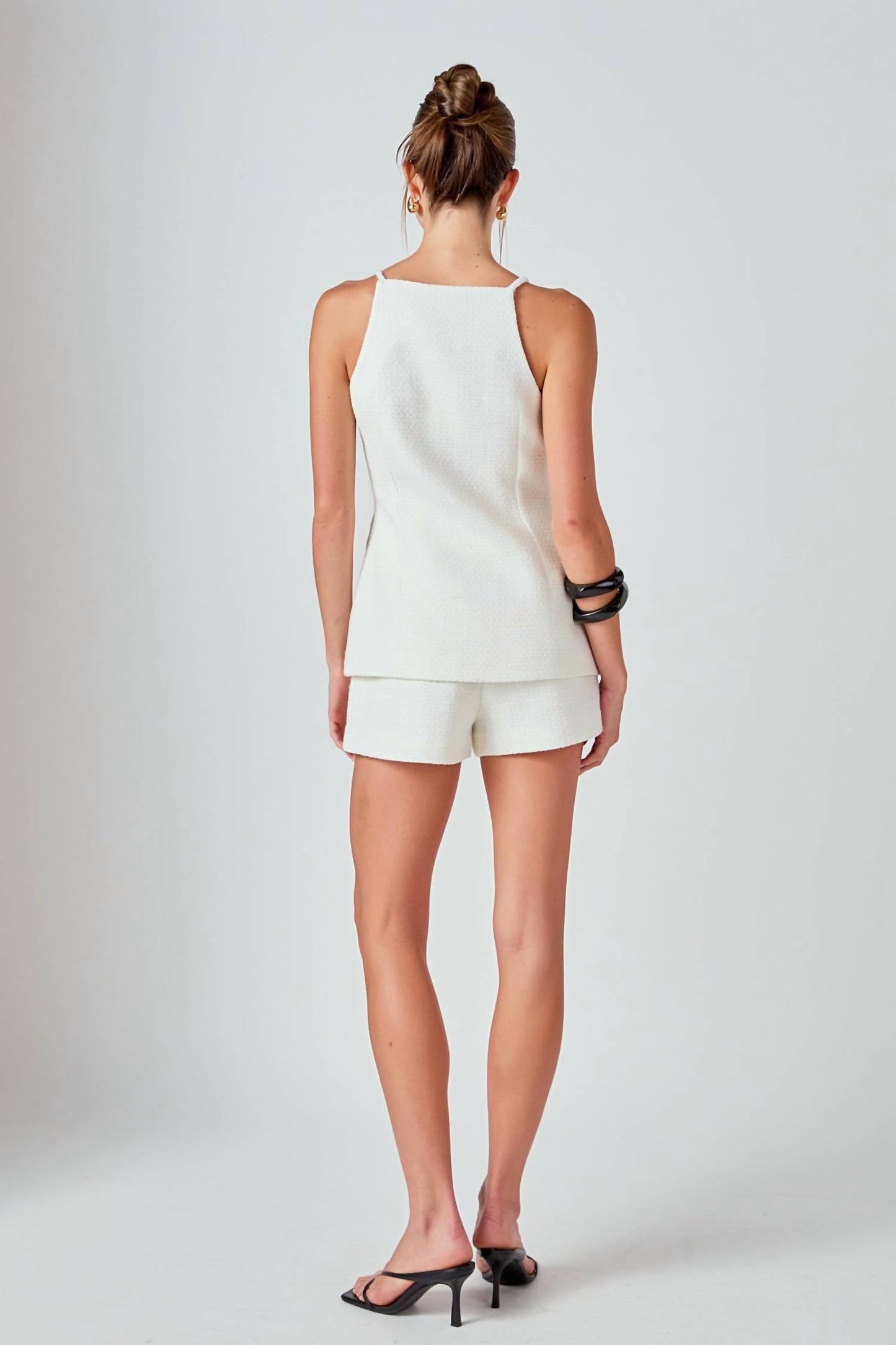 2.7 August Apparel - Endless Rose Tweed Top