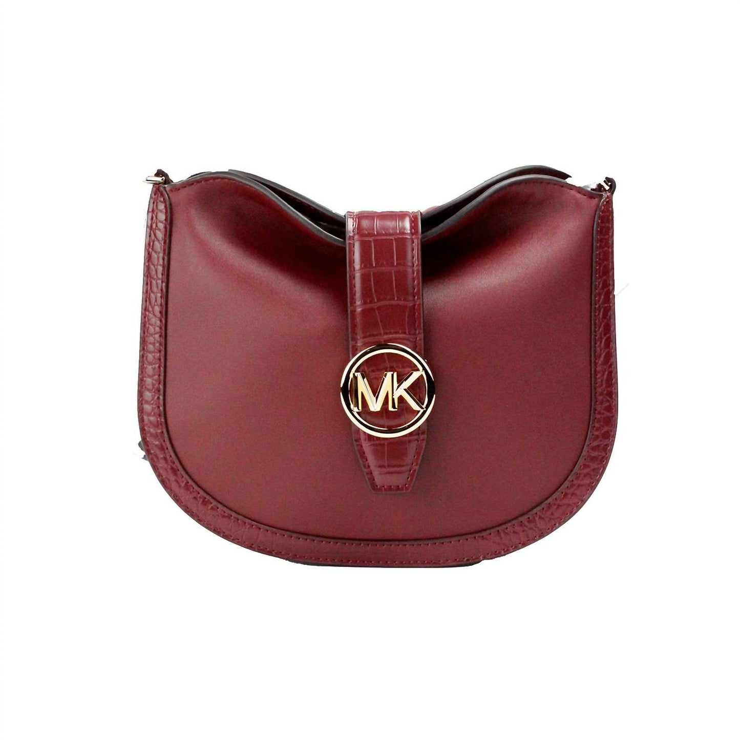 Michael Kors - Women's Gabby Leather Foldover Hobo Crossbody Bag