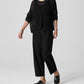 Eileen Fisher - Linen Cotton Cord Crew Neck Top Sweaters