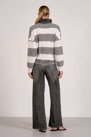 Elan - Sloane High Collar Sweater