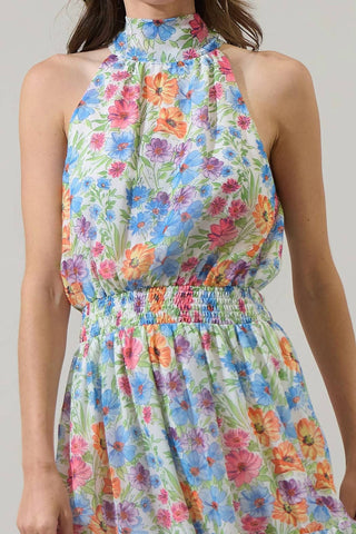 Sugarlips - Ezia Garden Jetter Halter Maxi Dress