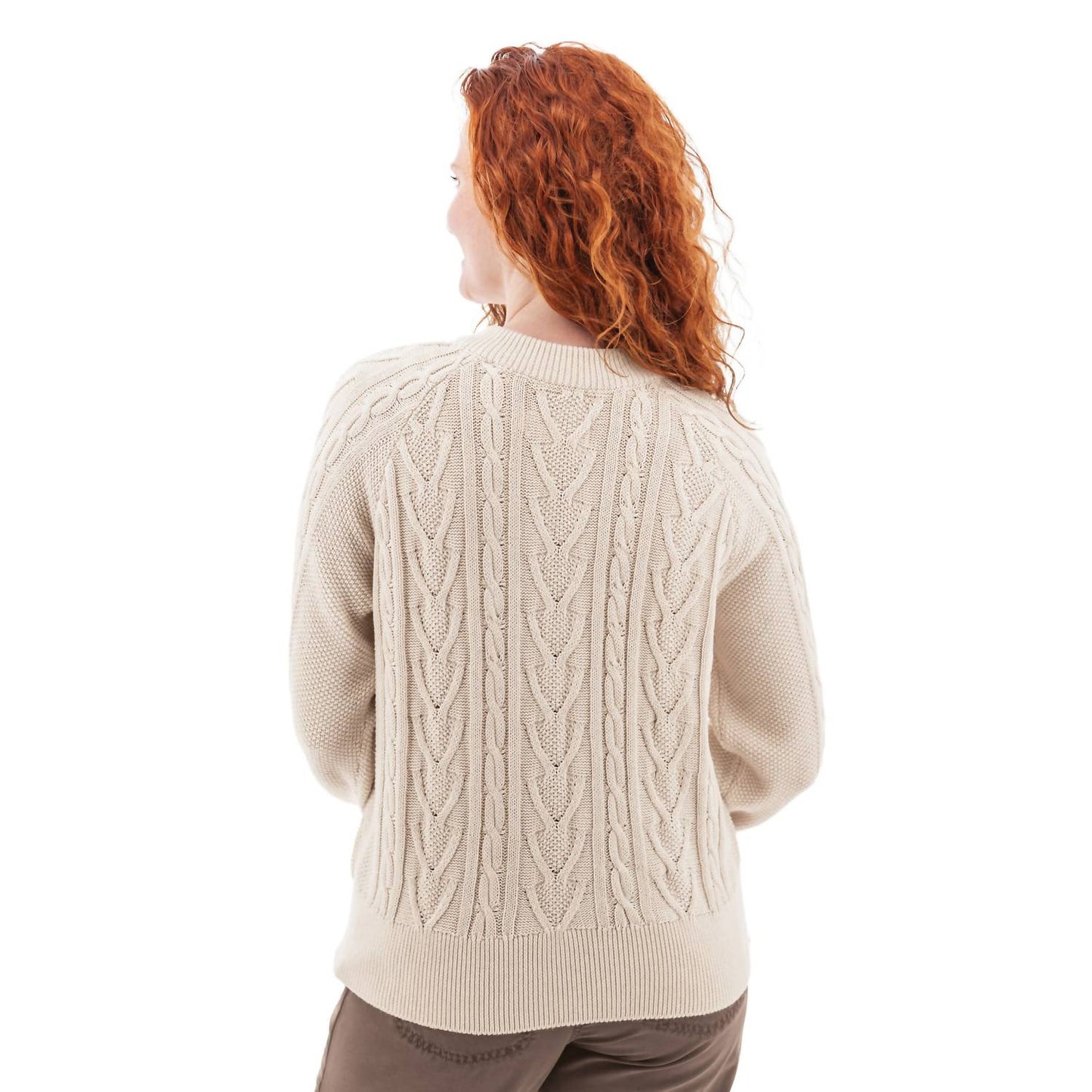 Aventura - Cascade Cable Knit Raglan Cardigan