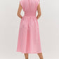 Entro - Zip Front Midi Dress