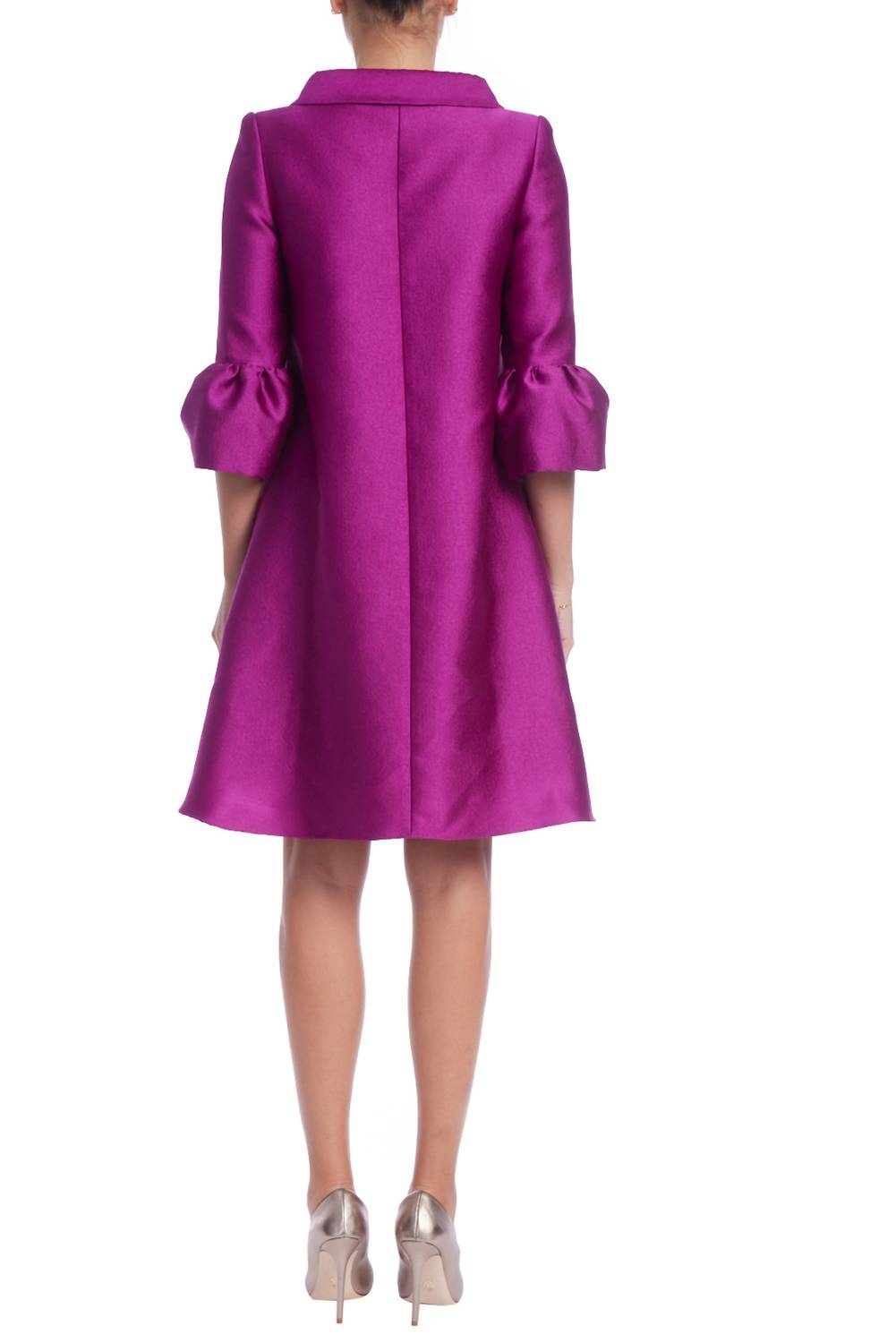 Badgley Mischka - Crisp Collar Shirt Dress